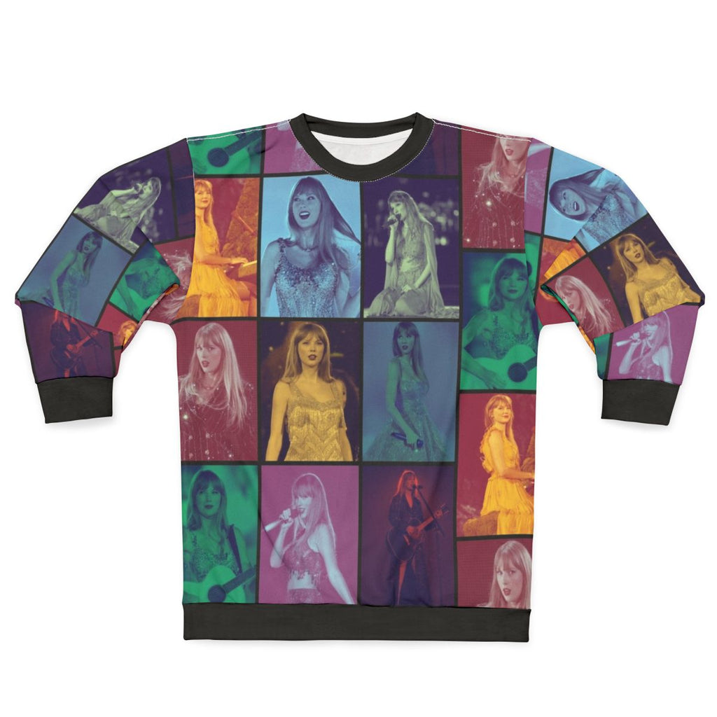 Taylor Swift Eras Sweatshirt featuring minimalist album art