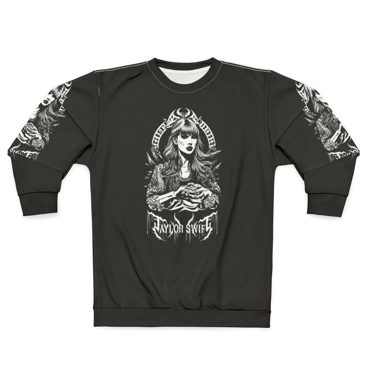 Taylor Swift Black Metal Sweatshirt