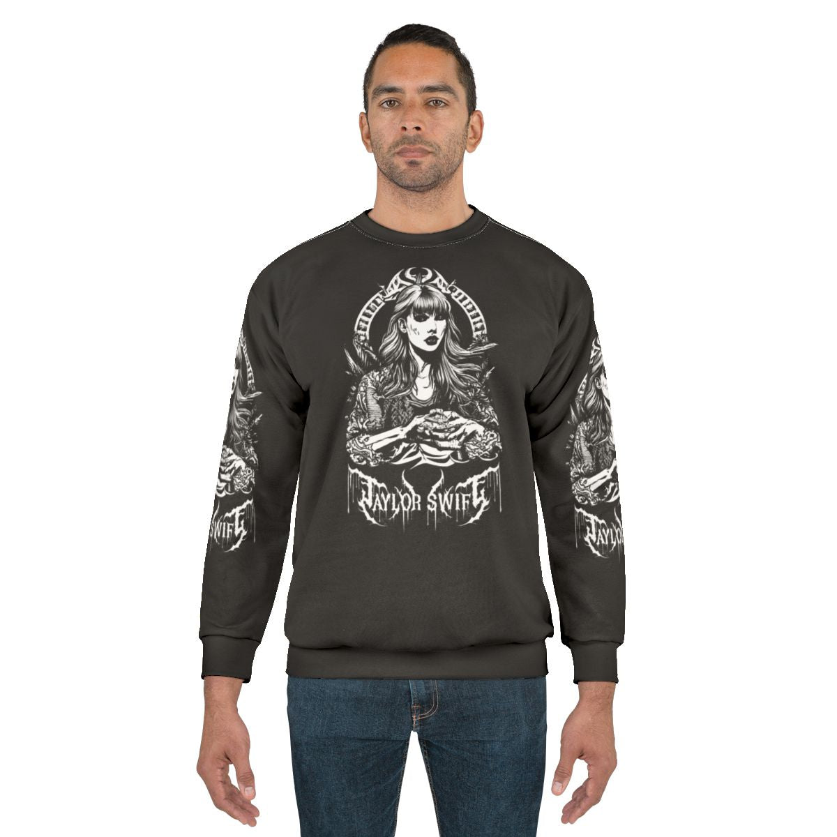 Taylor Swift Black Metal Sweatshirt