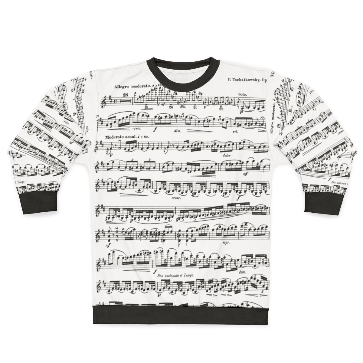 Tchaikovsky Violin Concerto Sweatshirt - Classical Music Lovers