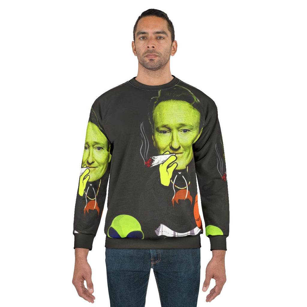 Team Coco Out of Space Sweatshirt for Alien Basketball Fans