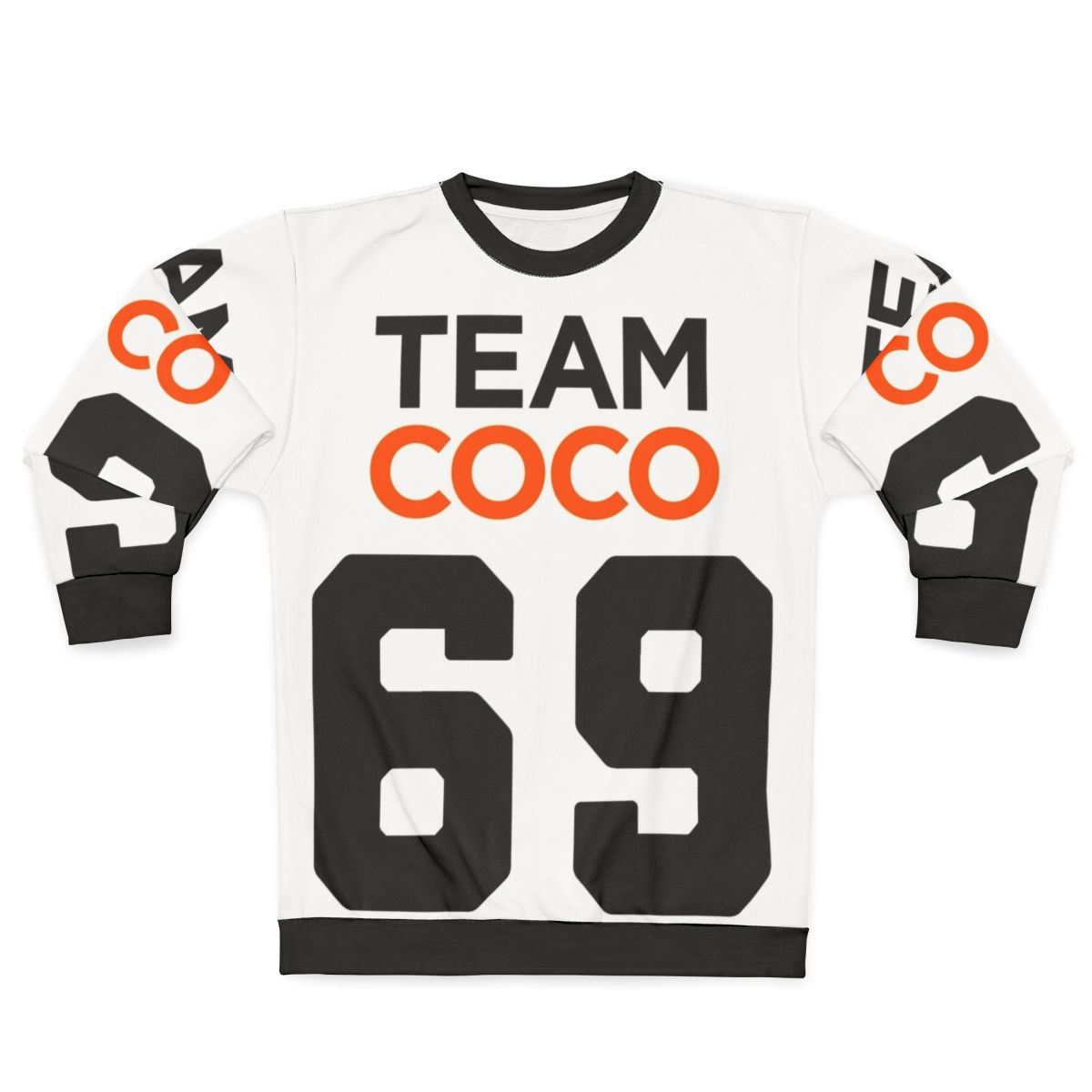 Team Coco Football-Style Sweatshirt