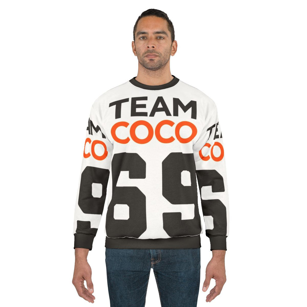 Team Coco Football-Style Sweatshirt