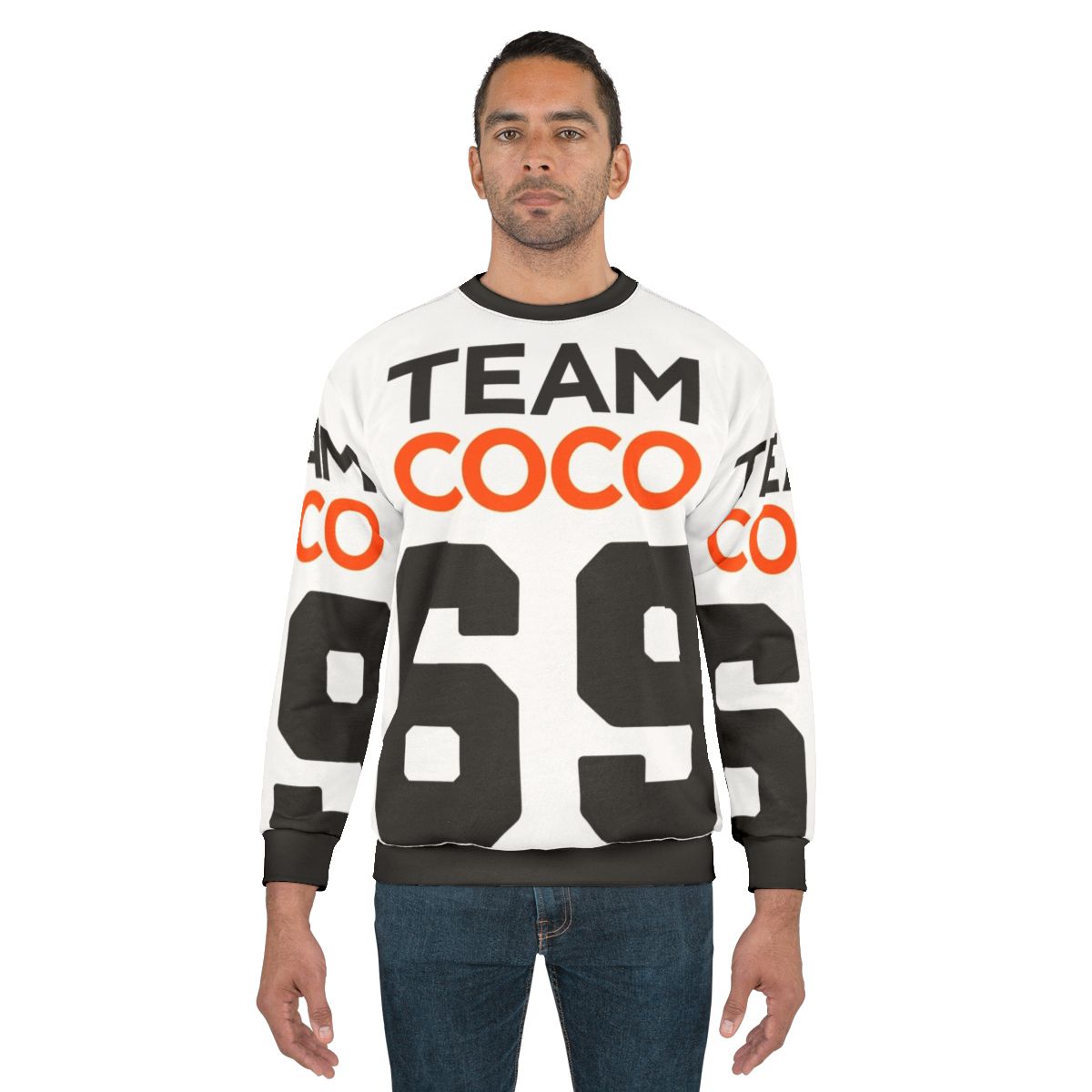 Team Coco Football-Style Sweatshirt