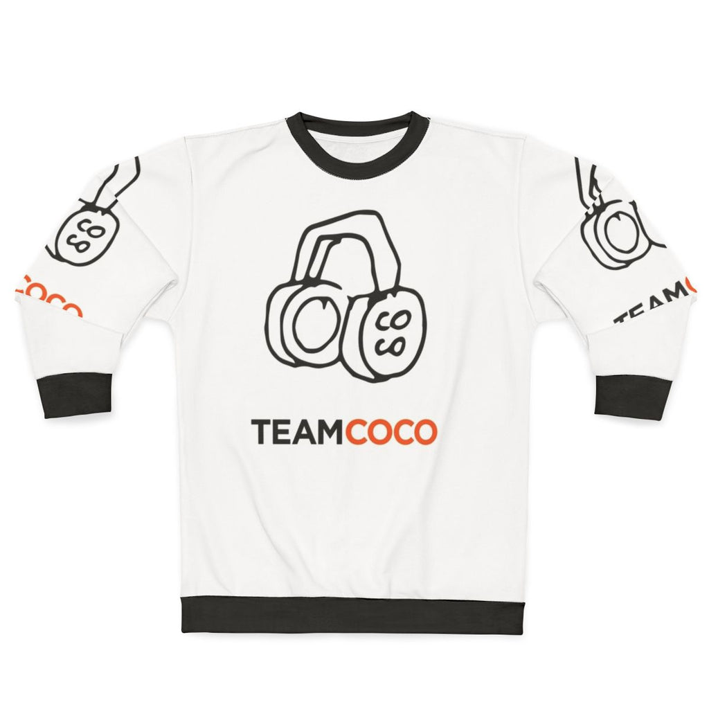Conan O'Brien Team Coco Headphones Doodle Sweatshirt