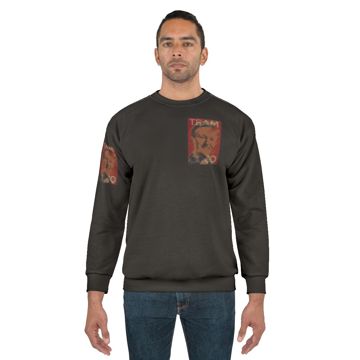 Conan O'Brien Team Coco Orange Graphic Sweatshirt