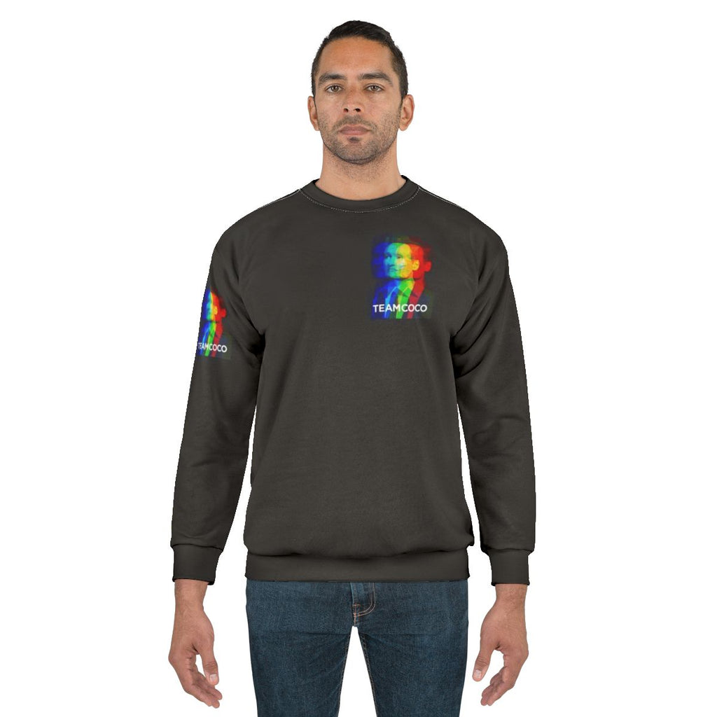 Conan O'Brien Team Coco Rainbow Spectrum Sweatshirt