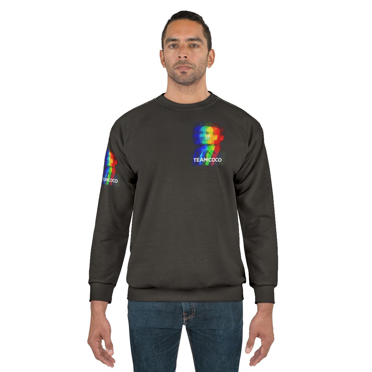 Conan O'Brien Team Coco Rainbow Spectrum Sweatshirt
