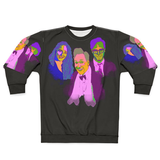 Bold and unique Conan O'Brien abstract art portrait sweatshirt
