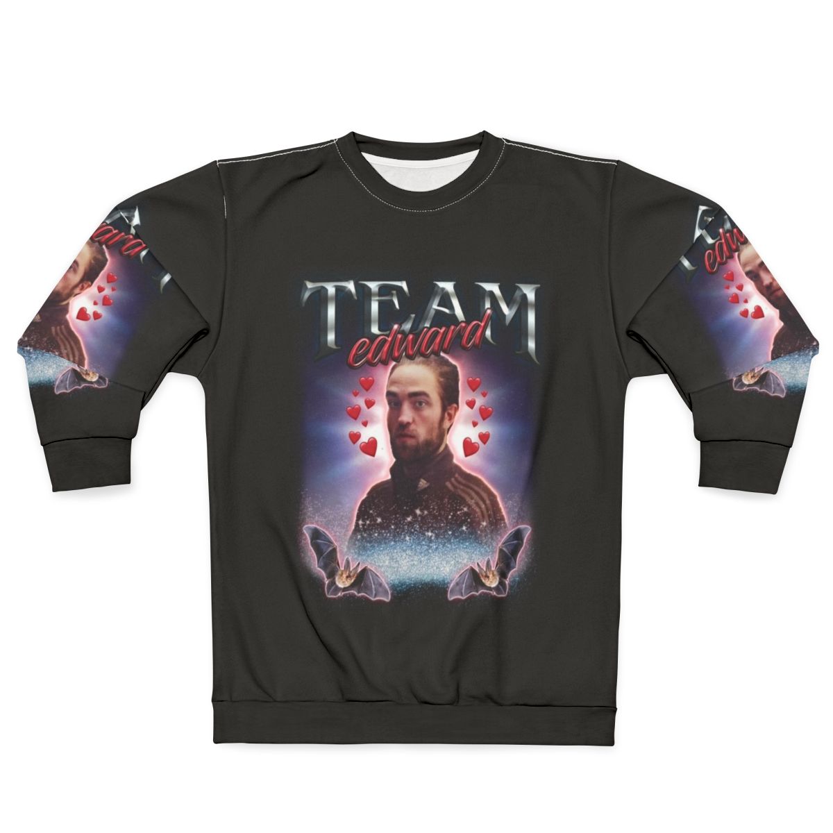 Team Edward Twilight Fan Collage Sweatshirt