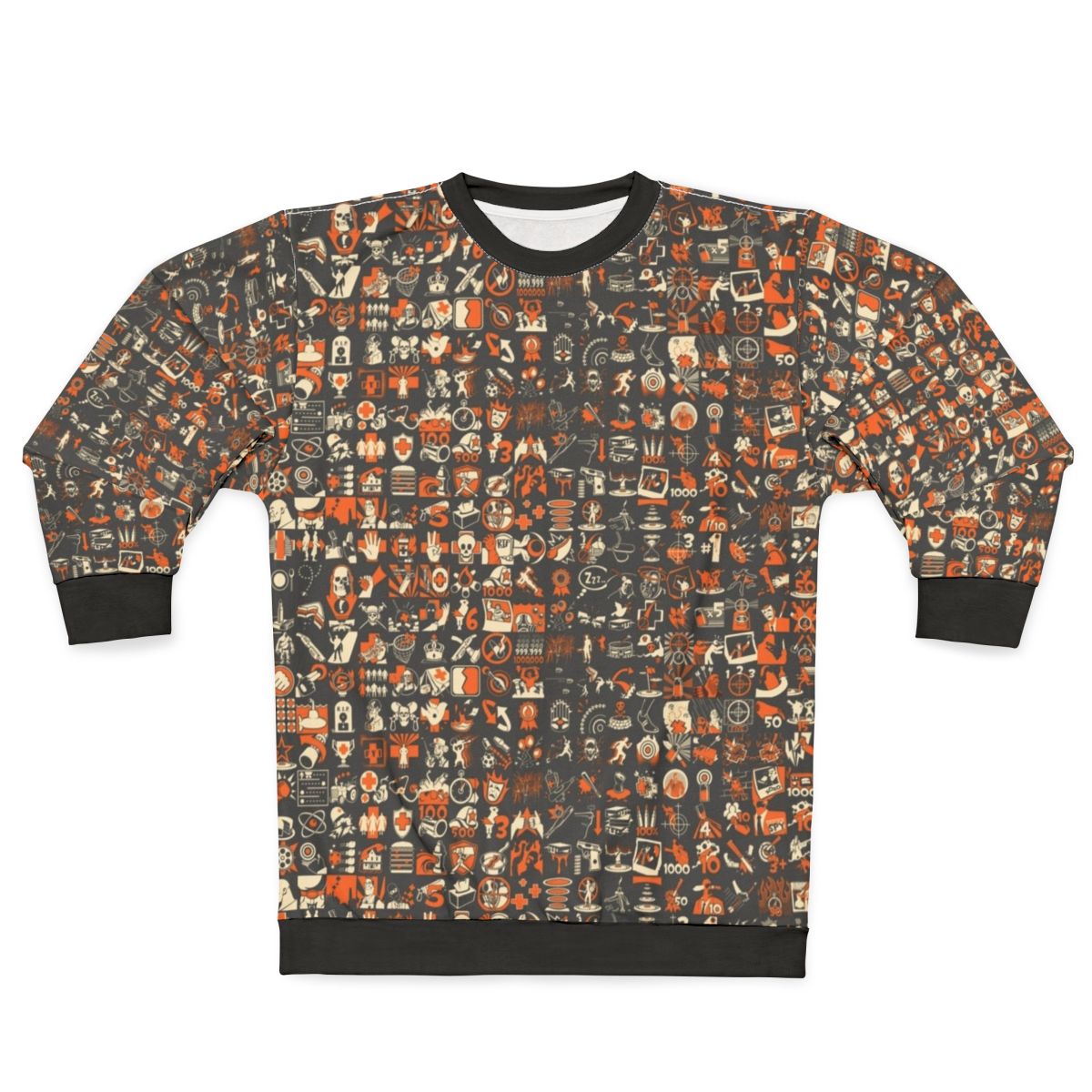 Team Fortress 2 Achievement Pattern Sweatshirt