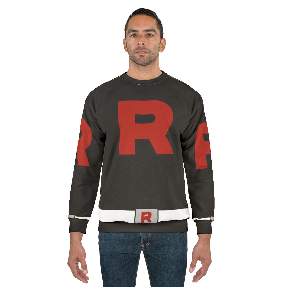 Team Rocket Grunt Rocket Belt Sweatshirt for Pokemon Cosplay