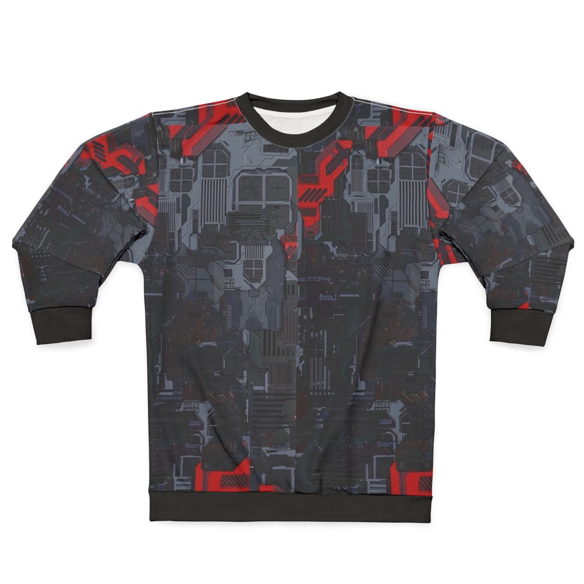 Stylish Tech Design Sweatshirt for Tech Enthusiasts