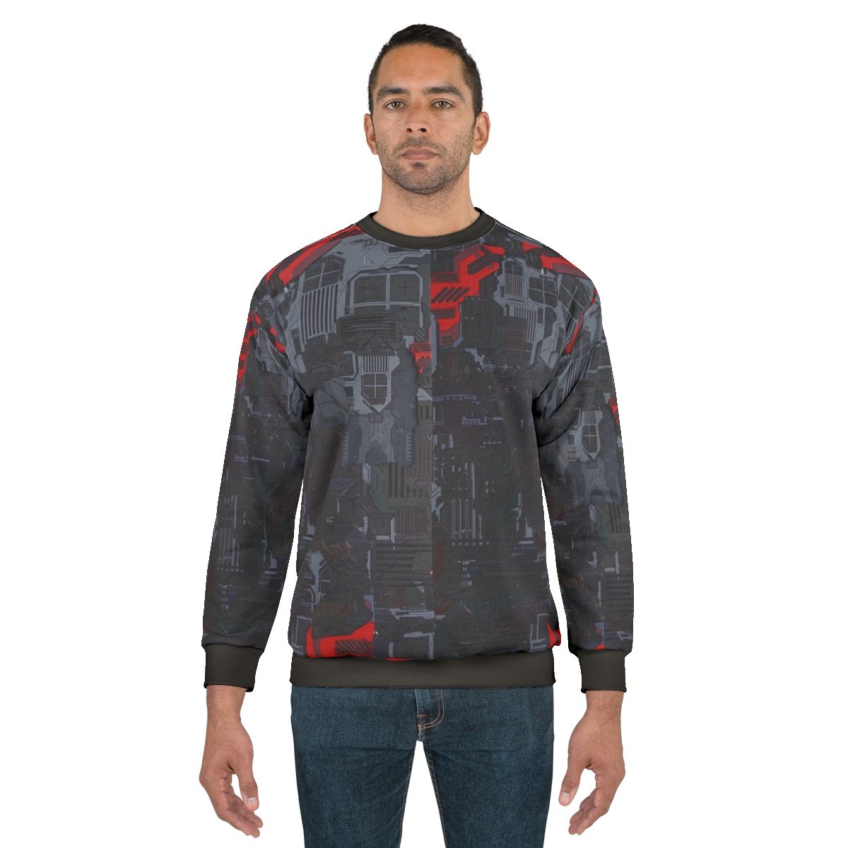Stylish Tech Design Sweatshirt for Tech Enthusiasts