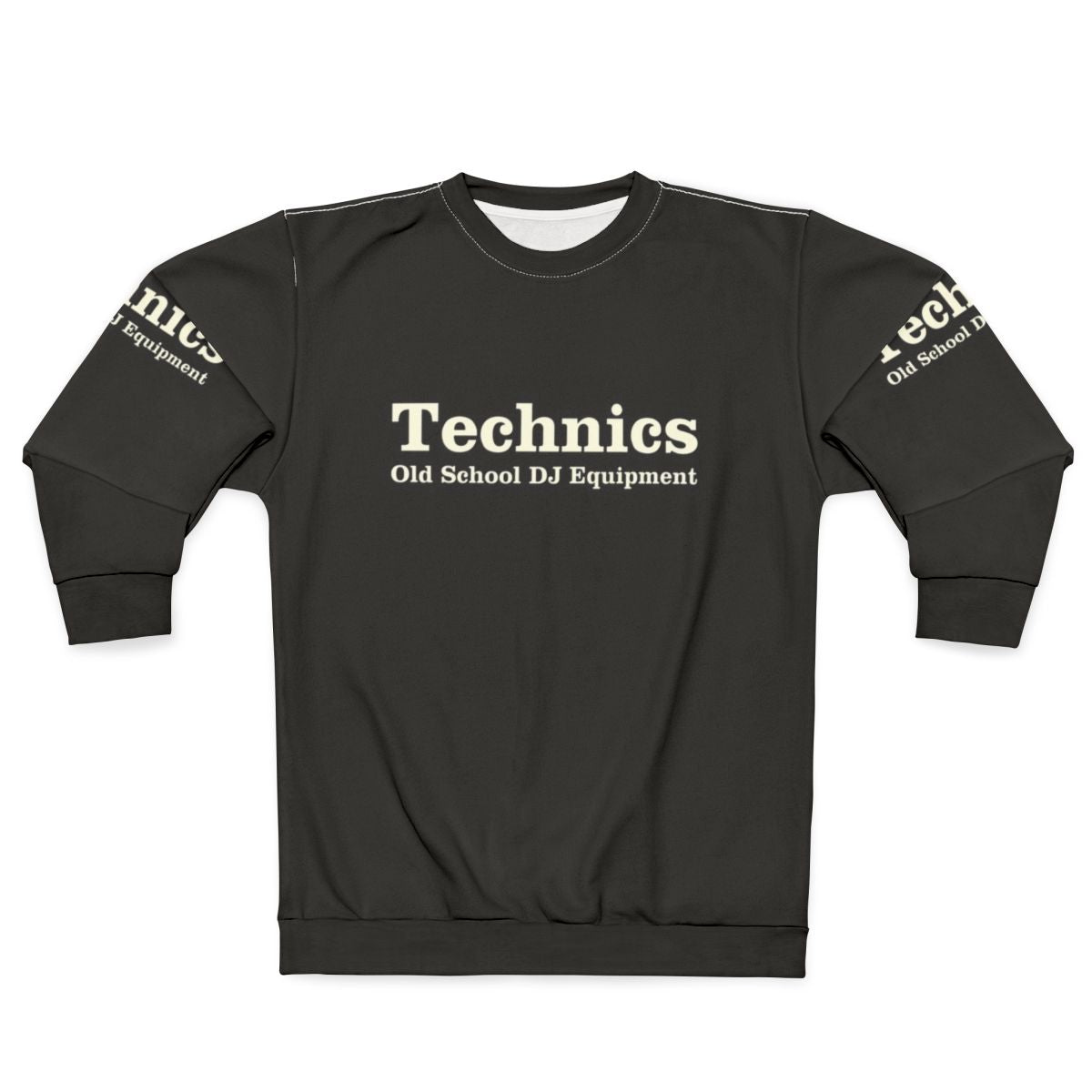 Technics Old School Sweatshirt for Music Producers and DJs