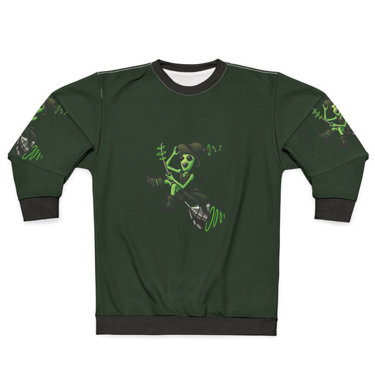 Alien Witch Techno Sweatshirt with Sci-Fi Aesthetic