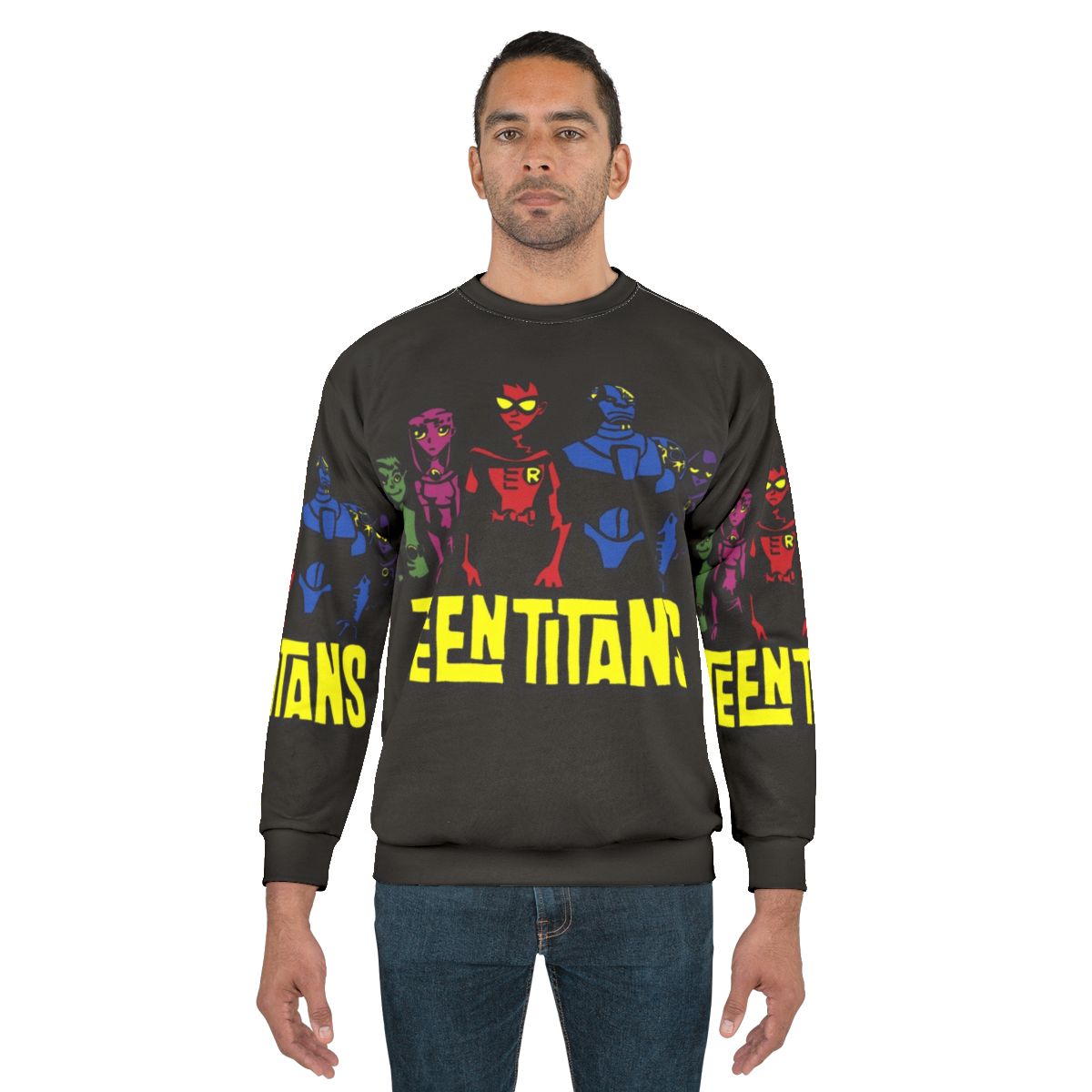 Teen Titans Silhouette Graphic Sweatshirt