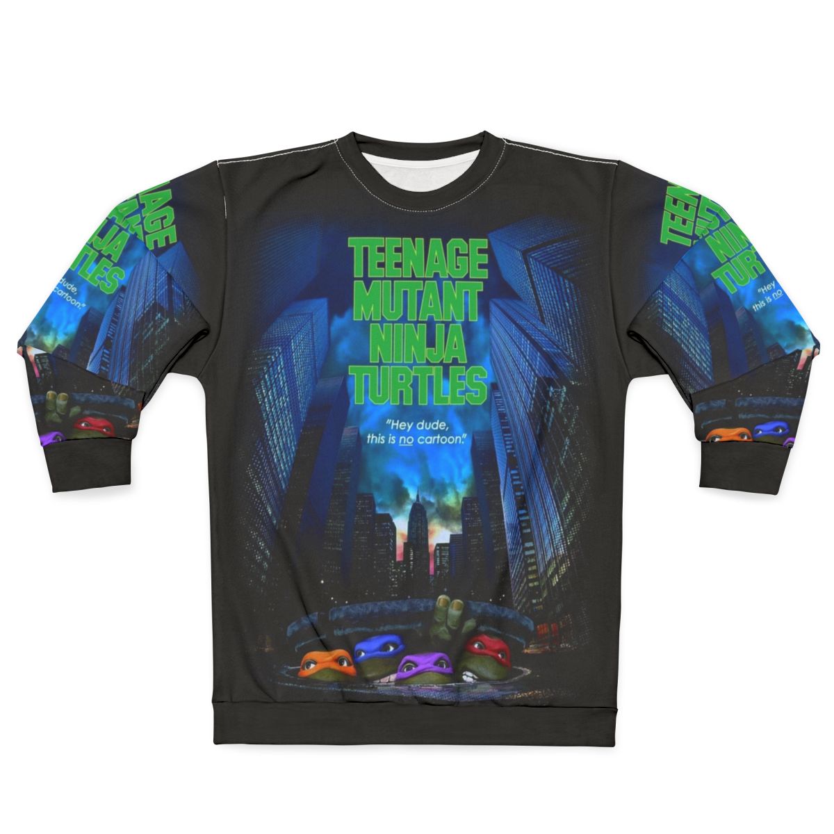 Teenage Mutant Ninja Turtles Sweatshirt with Movie Inspired Graphic