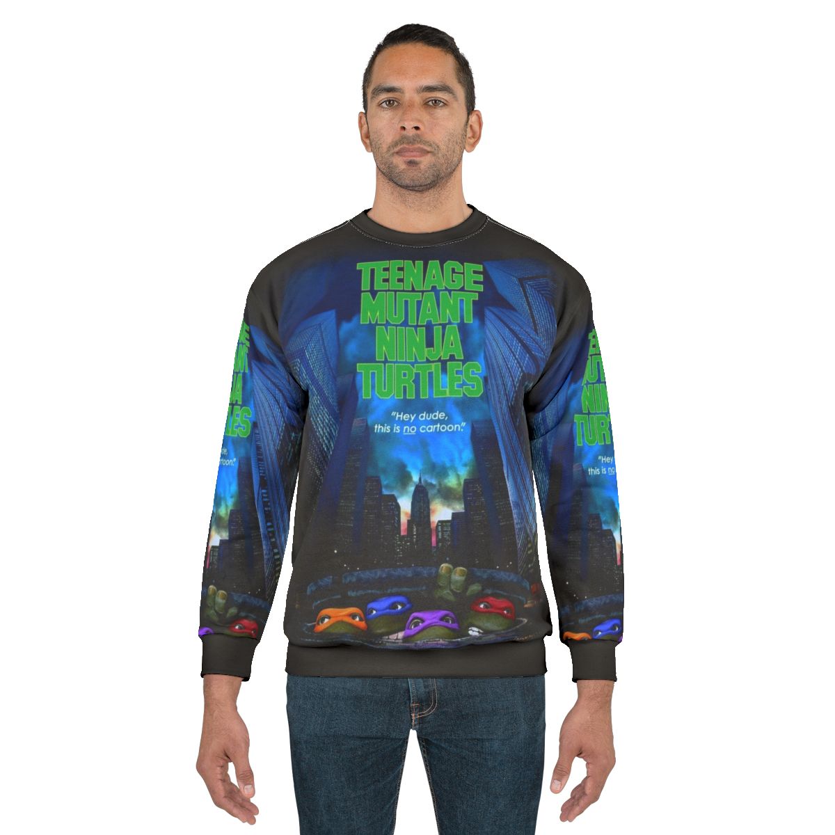 Teenage Mutant Ninja Turtles Sweatshirt with Movie Inspired Graphic