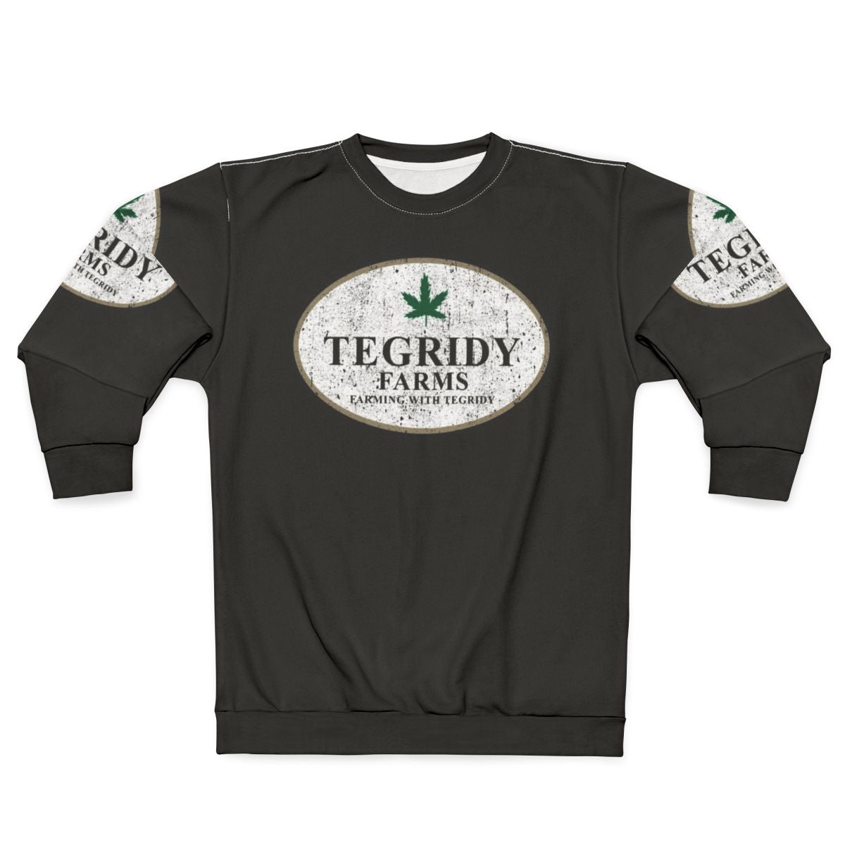 Tegridy Farms Farming With Tegridy Sweatshirt featuring South Park characters