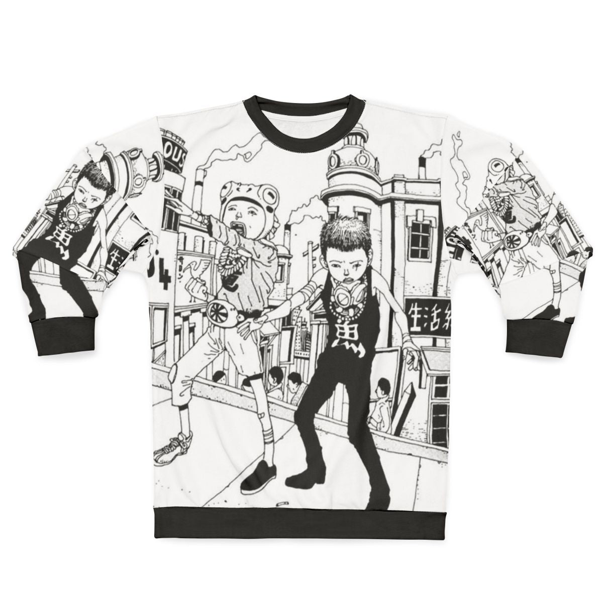 Tekkonkinkreet urban fantasy graphic sweatshirt