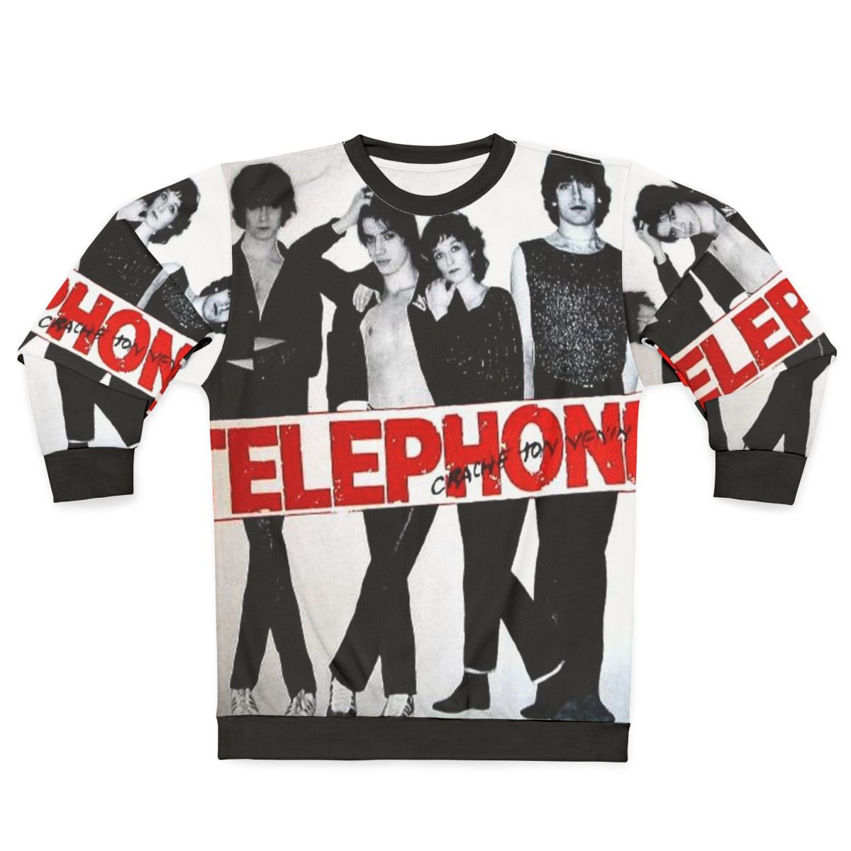 Telephone France rock band graphic sweatshirt