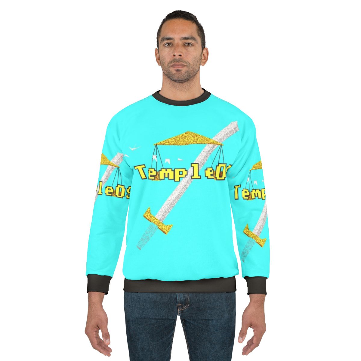 Temple OS Sweatshirt featuring the meme-worthy operating system