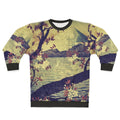Vintage Japanese mountain landscape sweatshirt