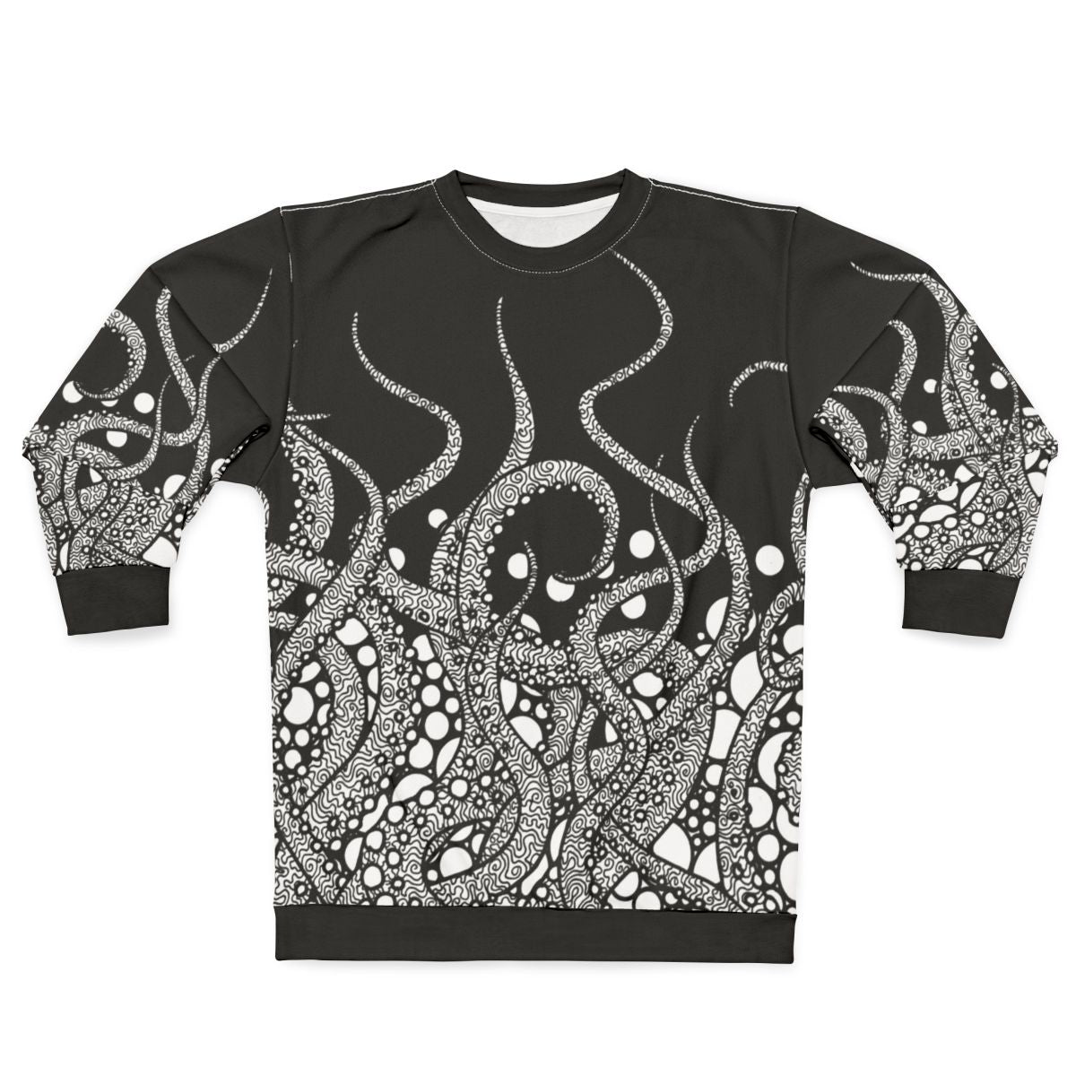 Tentacles sweatshirt with octopus line art design