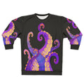 Tentacles Sweatshirt 3 - Cthulhu Inspired Purple Sea Creature Apparel