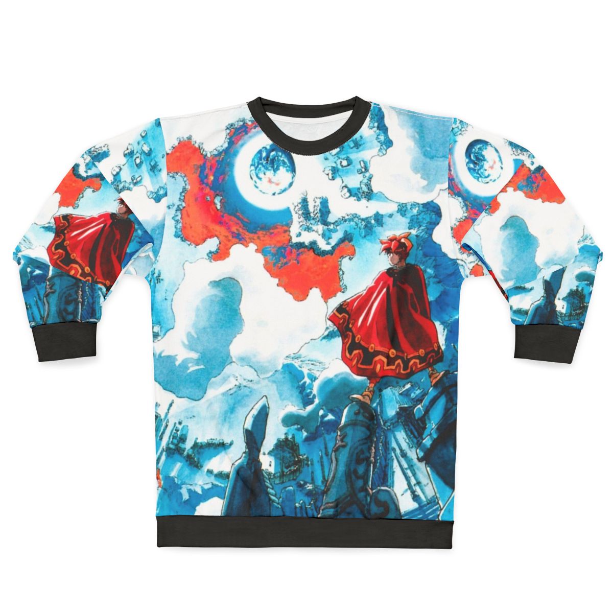 Terranigma SNES gaming sweatshirt with Ark of the Cosmos design