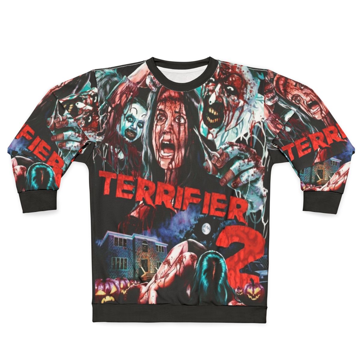 Terrifier 2 All Characters Horror Movie Sweatshirt