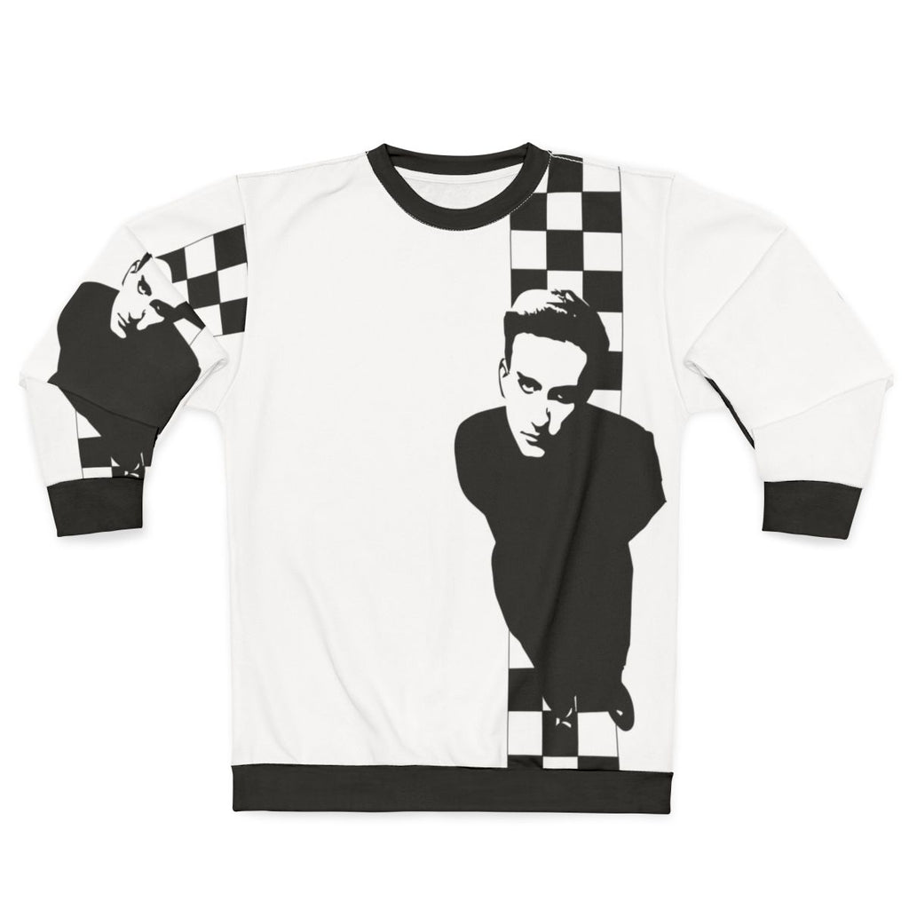 Comfortable Terry Hall Two-Tone Sweatshirt