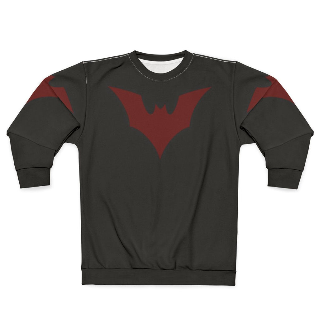 Terry sweatshirt with superhero graphic design