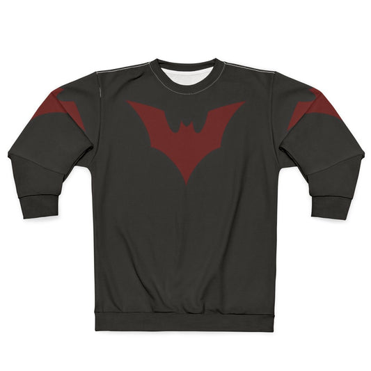 Terry sweatshirt with superhero graphic design