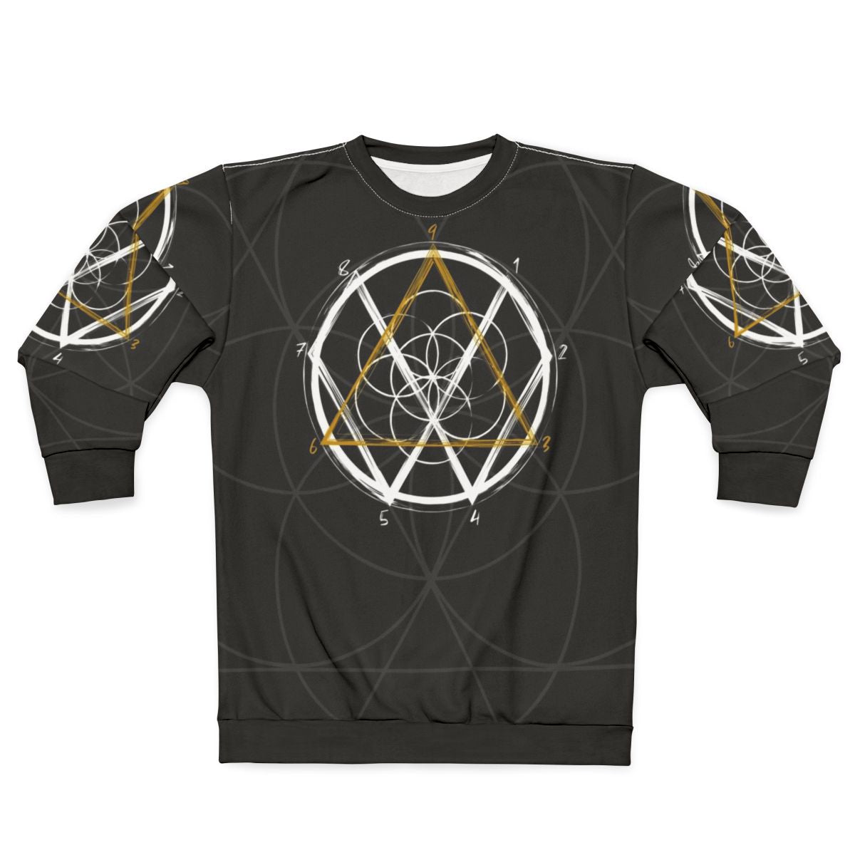 Tesla Code 369 Sweatshirt featuring sacred geometry design