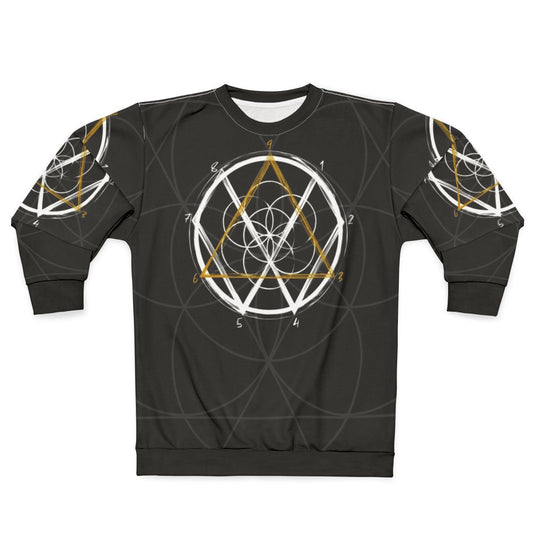 Tesla Code 369 Sweatshirt featuring sacred geometry design