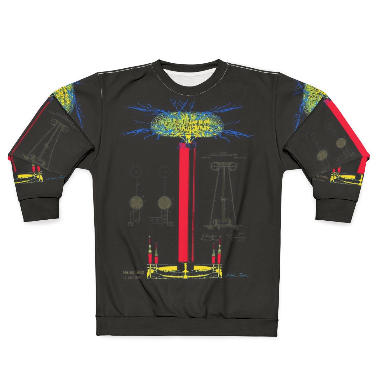 Nikola Tesla Inspired Tesla Coil Sweatshirt