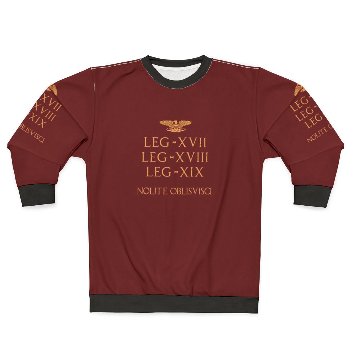 Roman legions sweatshirt featuring the Teutoburg Forest battle