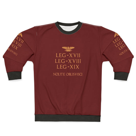 Roman legions sweatshirt featuring the Teutoburg Forest battle