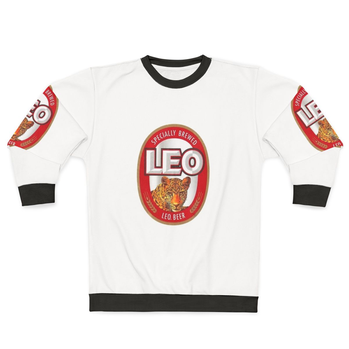 Thailand Leo Beer Classic Sweatshirt featuring Thai beer and cultural elements