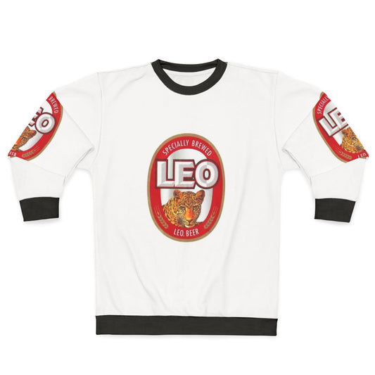 Thailand Leo Beer Classic Sweatshirt featuring Thai beer and cultural elements