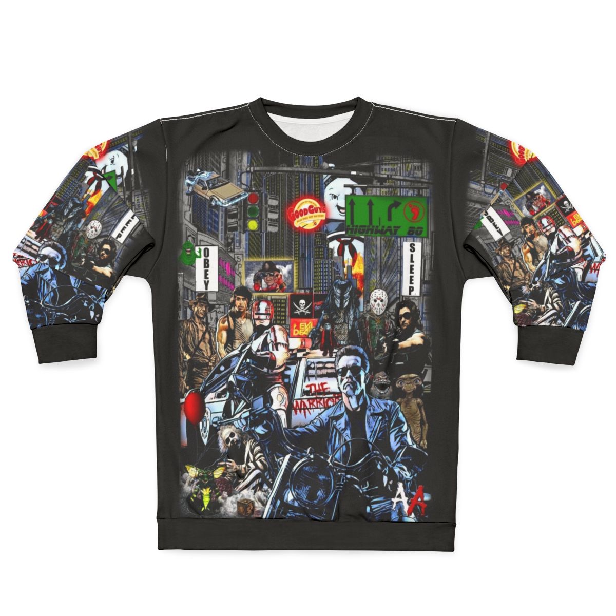 80s Sweatshirt with Retro Design