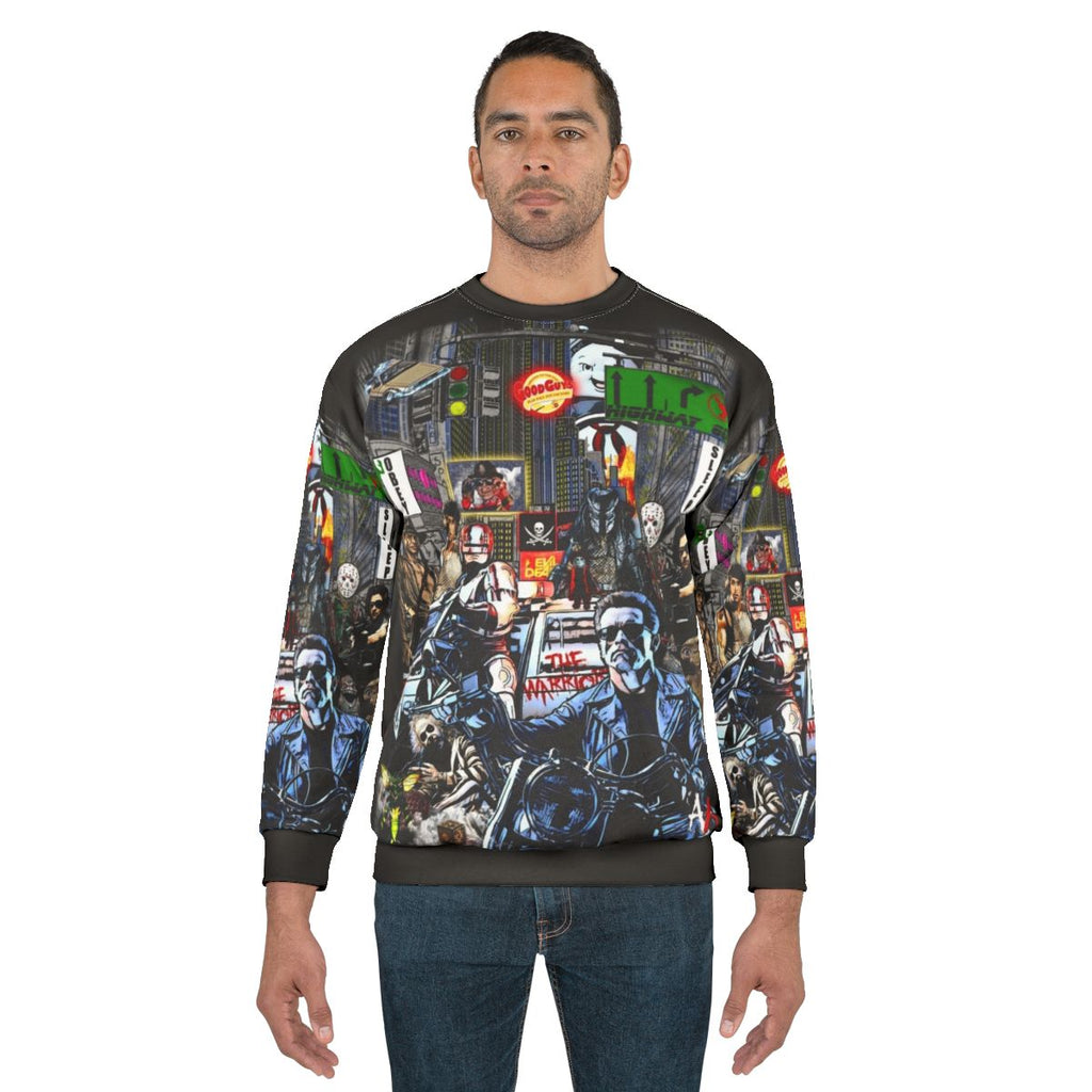 80s Sweatshirt with Retro Design