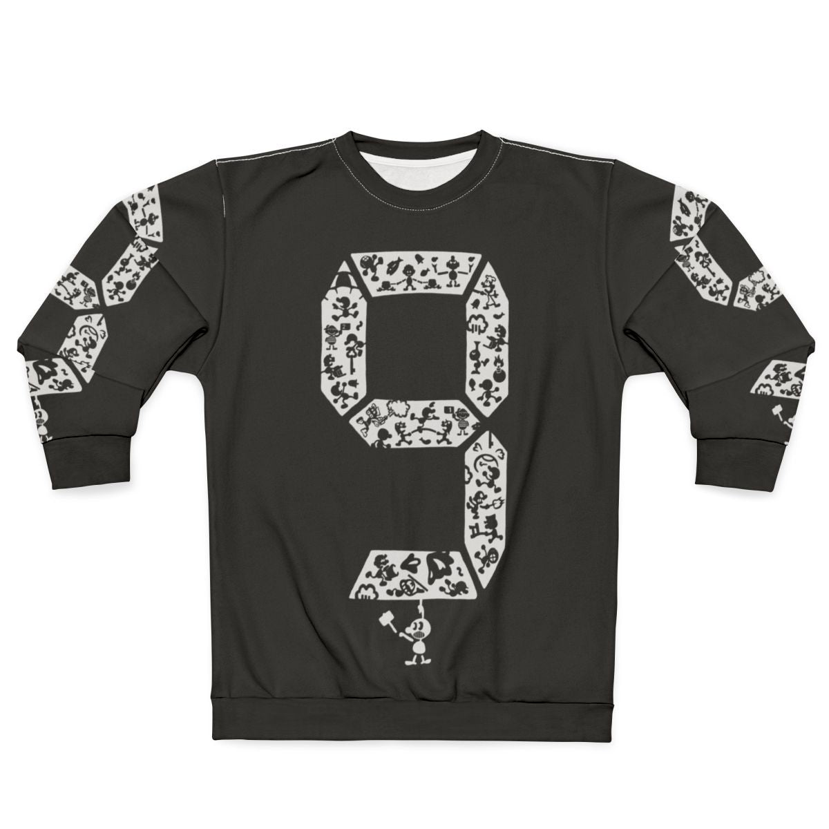 Mr. Game & Watch 9 Hammer Sweatshirt