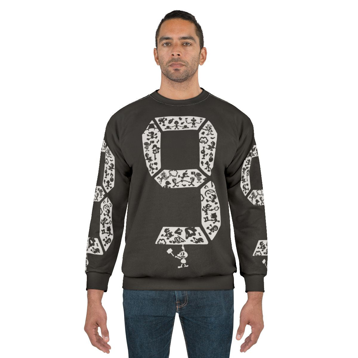 Mr. Game & Watch 9 Hammer Sweatshirt