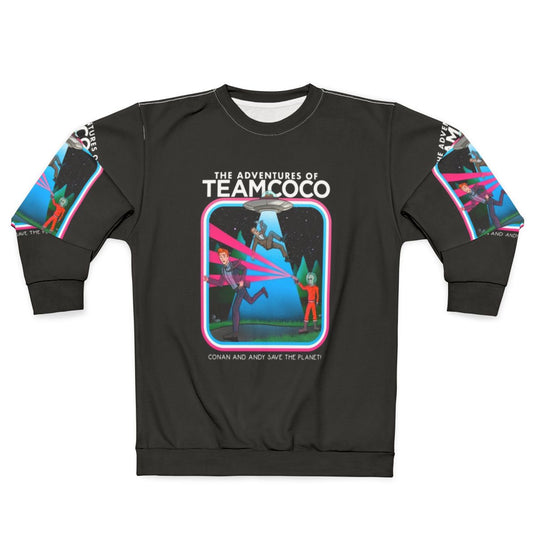 The Adventures of Team Coco Science Fiction Sweatshirt