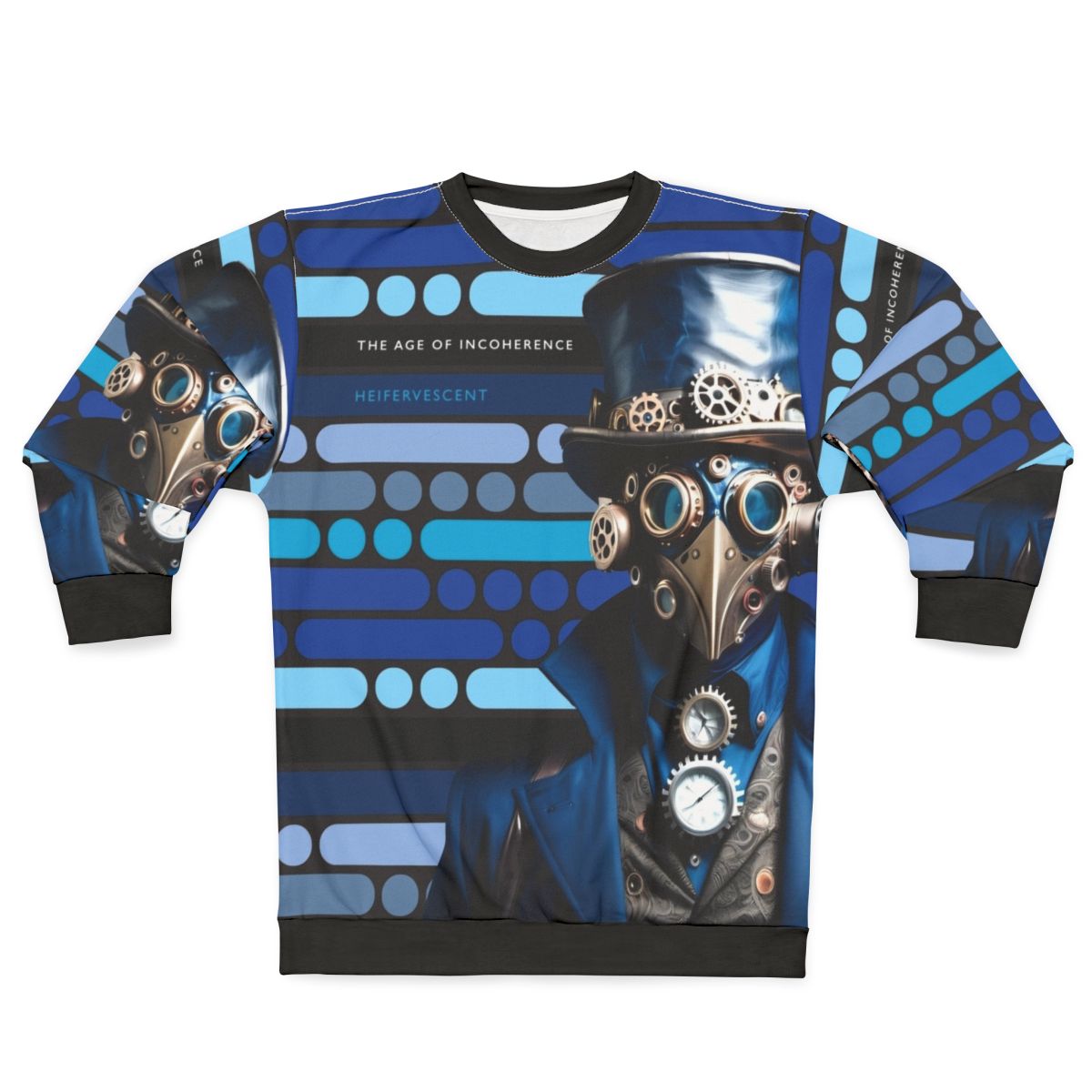 Stylish sweatshirt with 'The Age Of Incoherence' design