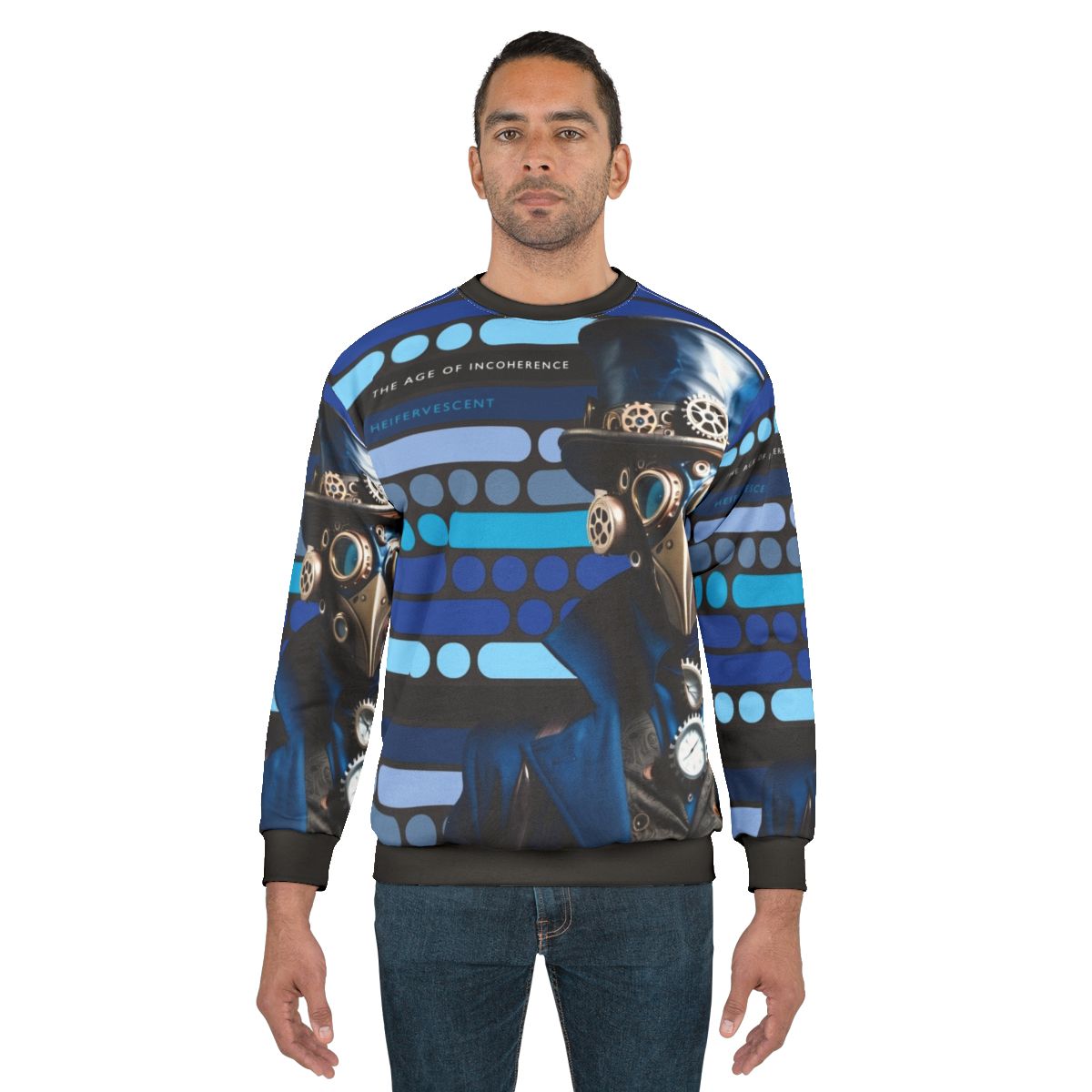 Stylish sweatshirt with 'The Age Of Incoherence' design