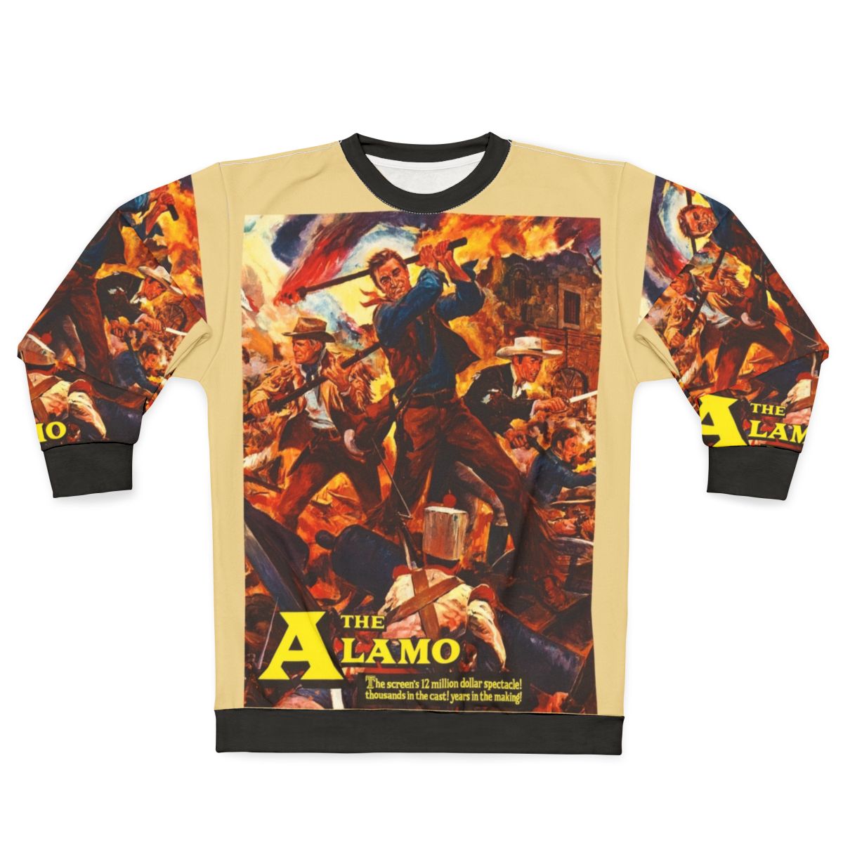 Vintage 'The Alamo' 1960 movie poster sweatshirt